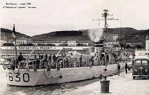 MERS EL KEBIR B A PORT VENDRES L INTREPIDE RAPATRIE  OCTOBRE 1962